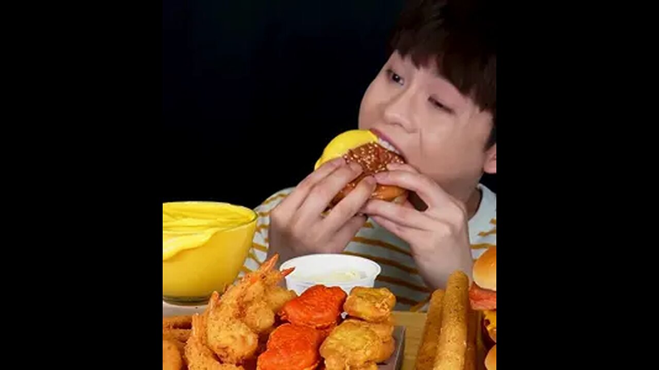 Ring fires with cheese ball mukbang food Challenge