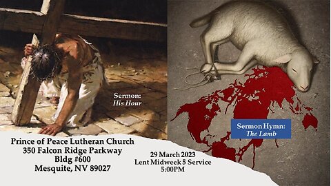 Lent Midweek 5 Sermon: His Hour