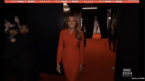 Awesome Video Shows Beautiful Melania Stunning RNC Crowd with Gorgeous Entrance