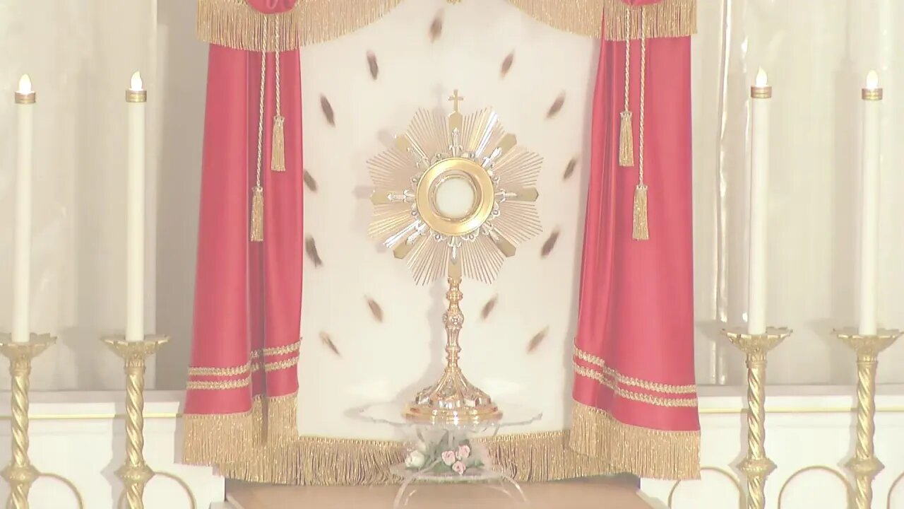 24 juillet, chapelet et vêpres dominicale