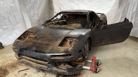 Acura NSX Found in RIVER After 16 YEARS Being Restored