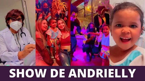 Andrielly Mendes dá SHOW no Consultório e na Apresentação em Restaurante TEMÁTICO