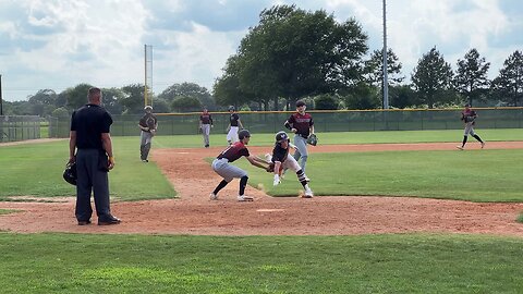 Pickle play at the plate 10 June 2023