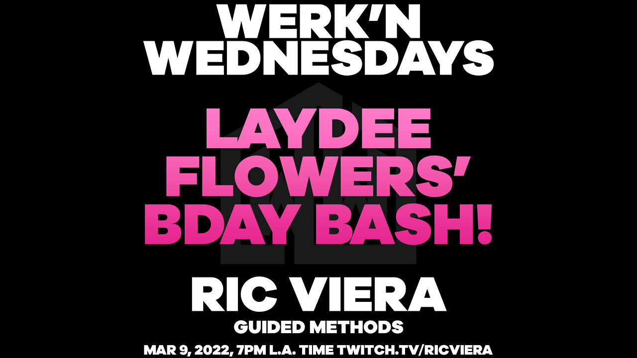 Ric Viera - Werk'n Wednesdays EP 059 (Laydee's B-Day) - Live House Music (03/09/2022)