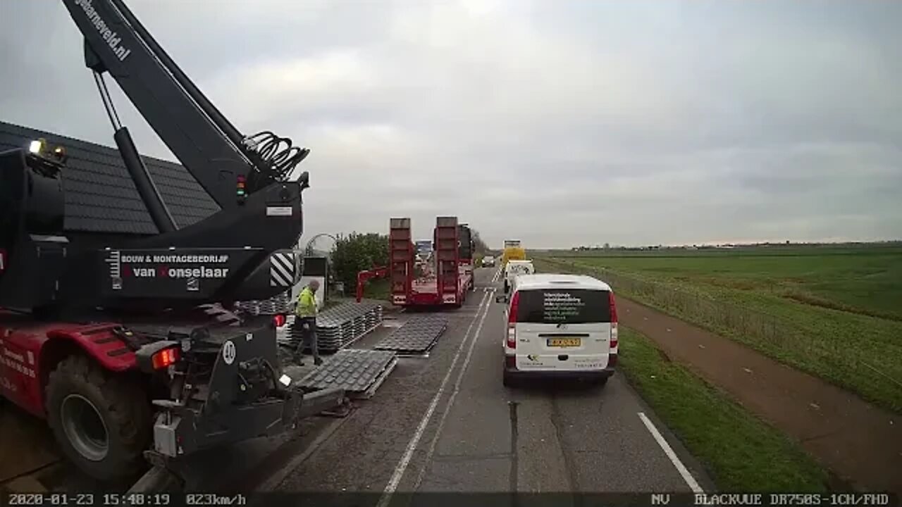 Gereden omleiding 470 naar S'hol ivm storing Leimuiderbrug