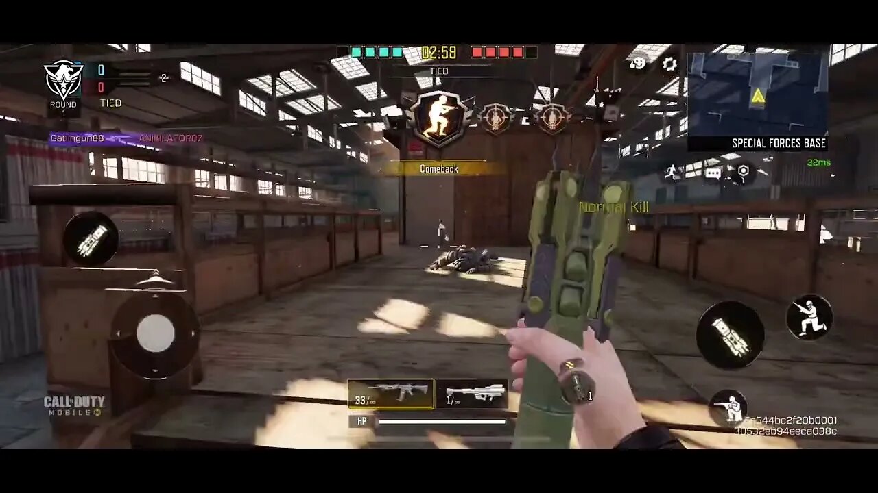 Call of Duty Mobile - 1v1 Duel Gameplay (Season 8 Train To Nowhere)