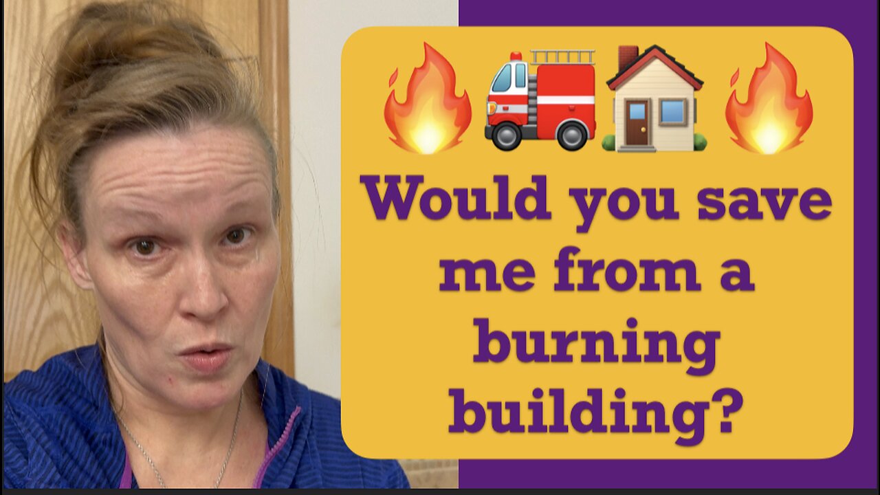 Would you run in to a burning building to save a stranger? ￼