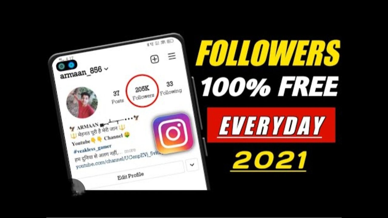 Instagram followers badhaya only 1 trick