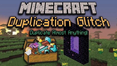 OP Minecraft Duplication Glitch Using The Portal Method - 1.20 Duplicate ANYTHING! Bedrock/PE/Java