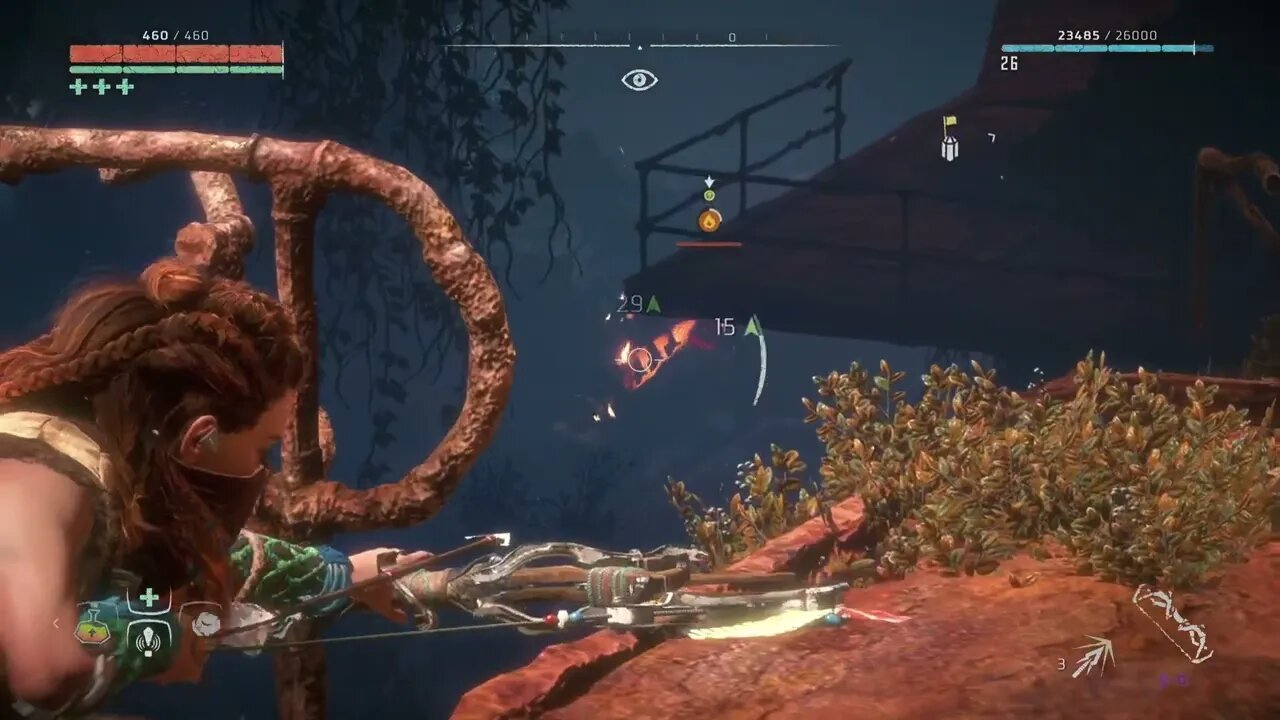 Eliminação de 10 máquinas vulneráveis - Horizon Zero Dawn: Complete Edition #PlayStationTrophy