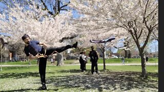 Rope Dart Flow :: Session for the Cherry Blossums