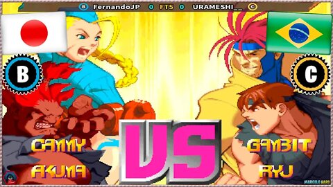 X-Men vs. Street Fighter (FernandoJP Vs. URAMESHI__) [Japan Vs. Brazil]