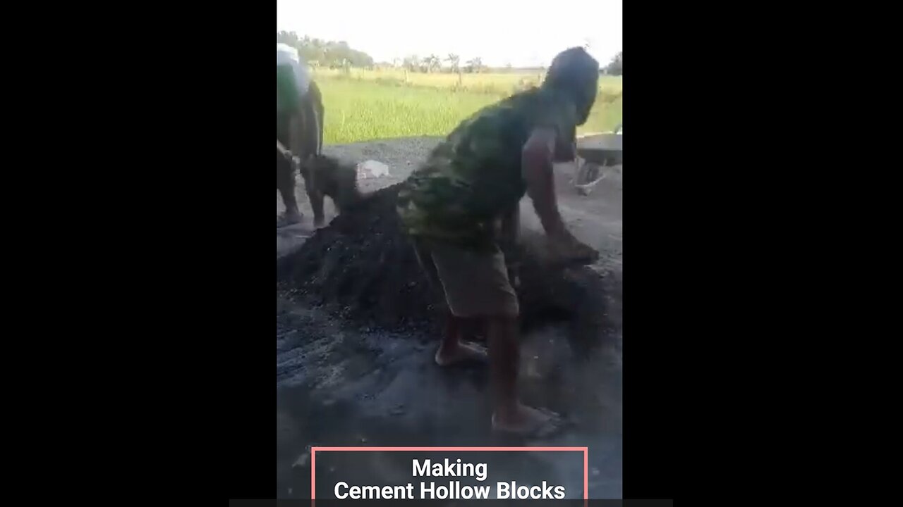 Cement Hollow Block Making