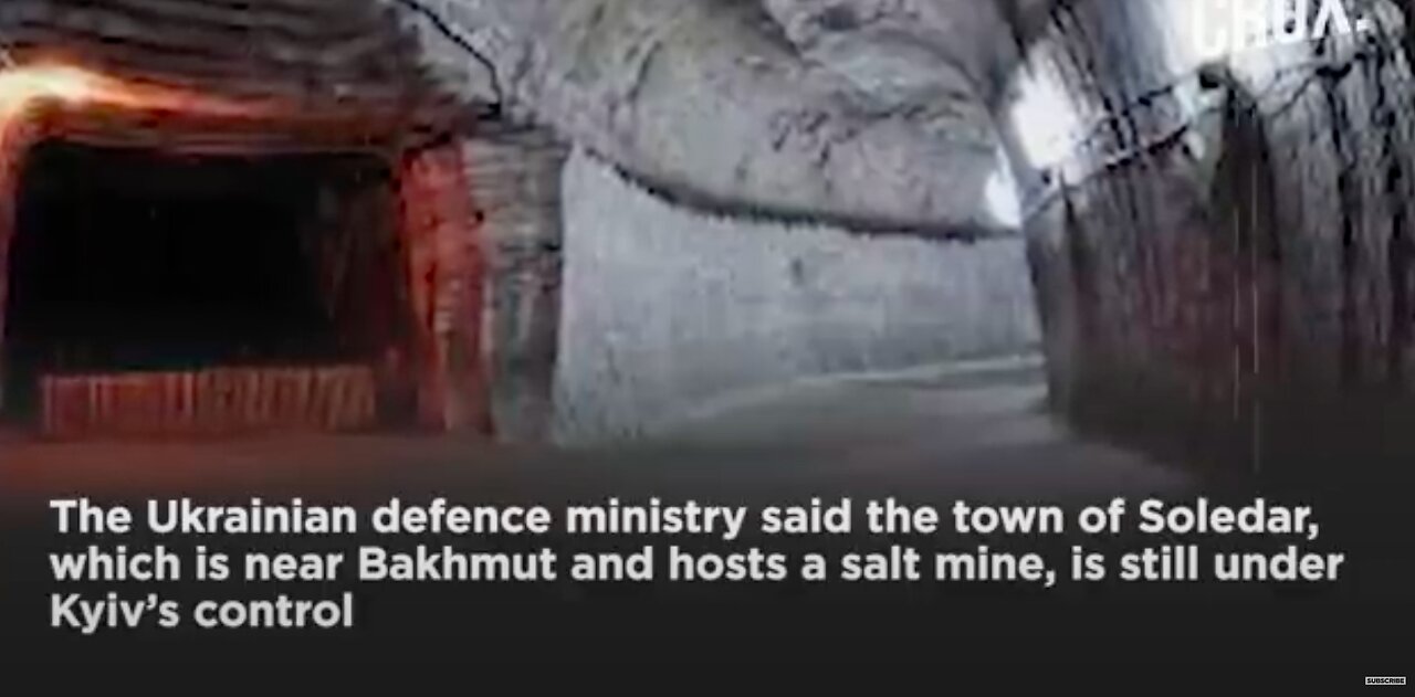 BAKHMUT / SOLEDAR - WEAPONS HAVE BEEN STORED IN UNDERGROUND BUNKERS SINCE THE FIRST WORLD WAR