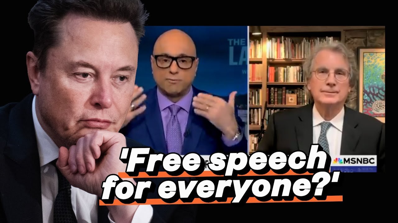 💥 WATCH: MSNBC guest wants to PROSECUTE Elon Musk for speech