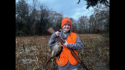 Aj’s first pheasant!