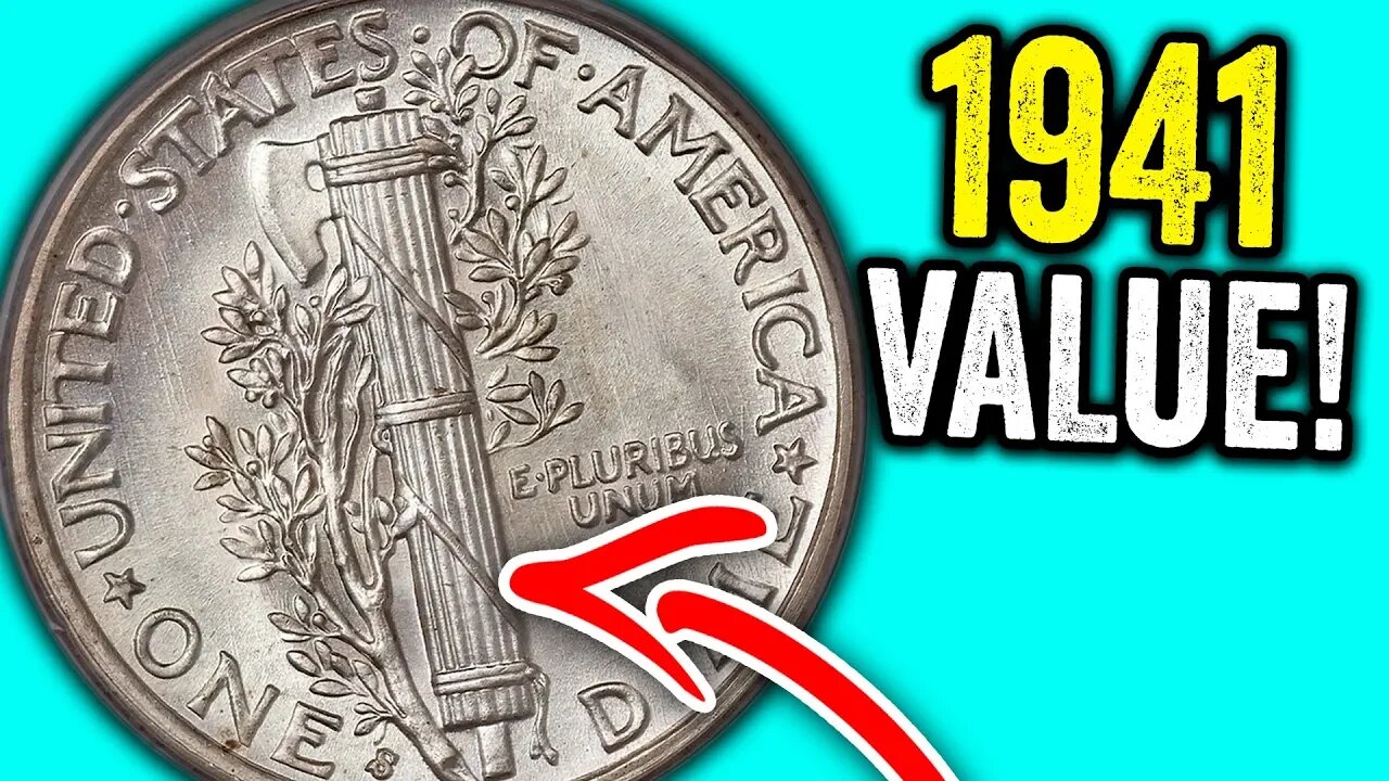 1941 MERCURY DIMES WORTH MONEY - RARE SILVER COINS TO LOOK FOR!!