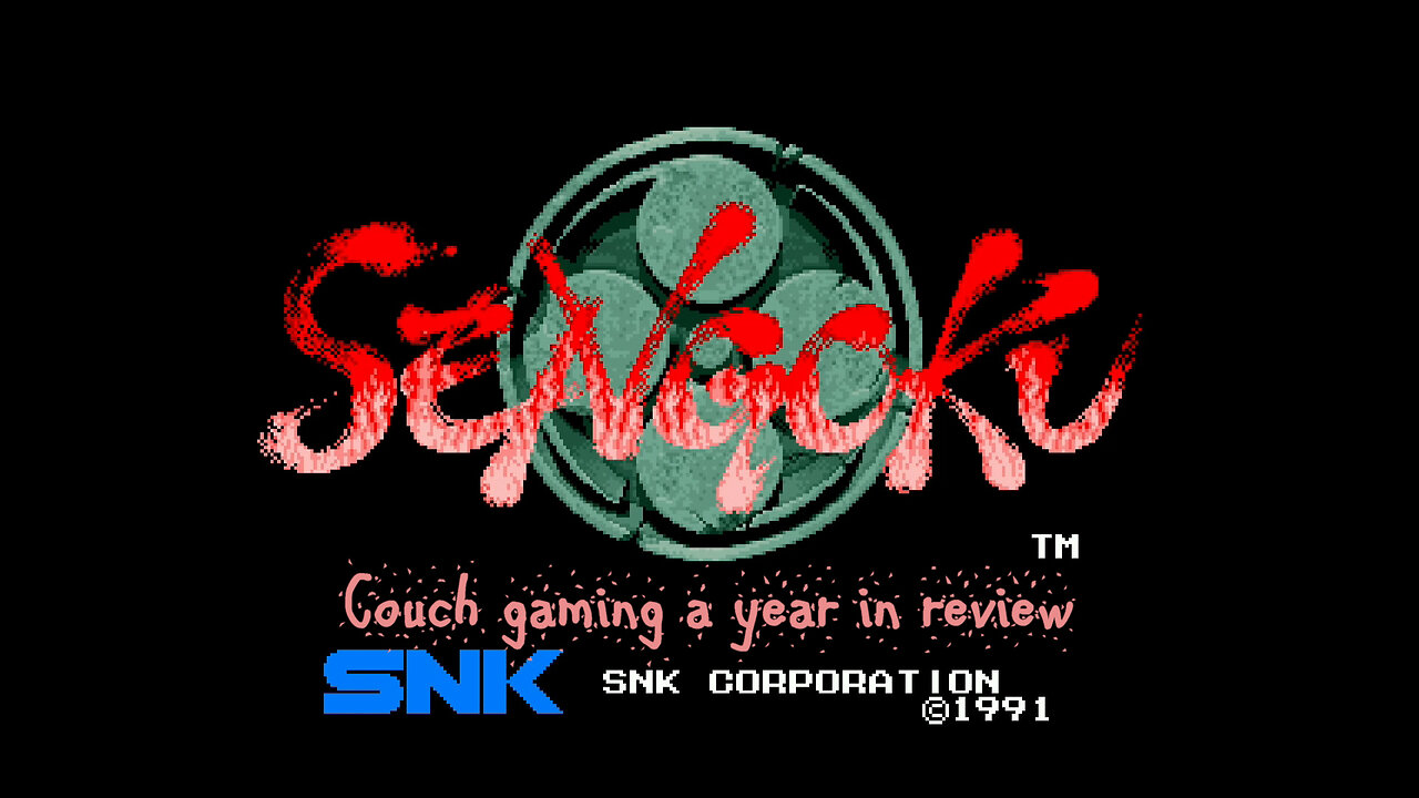 Couch gaming a year in review while playing Sengoku (Neo-Geo)