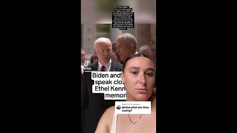 This girl did a lip reading of the Obama-Biden conversation Not looking good for Kamala Harris