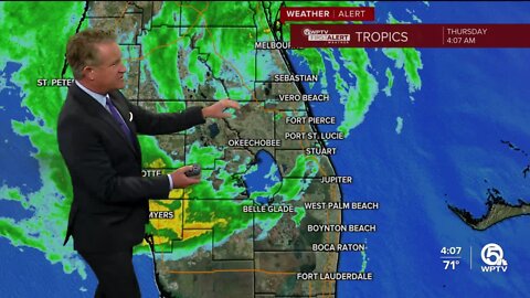 Tropical Storm Nicole forecast, 4 a.m. on Nov. 10, 2022