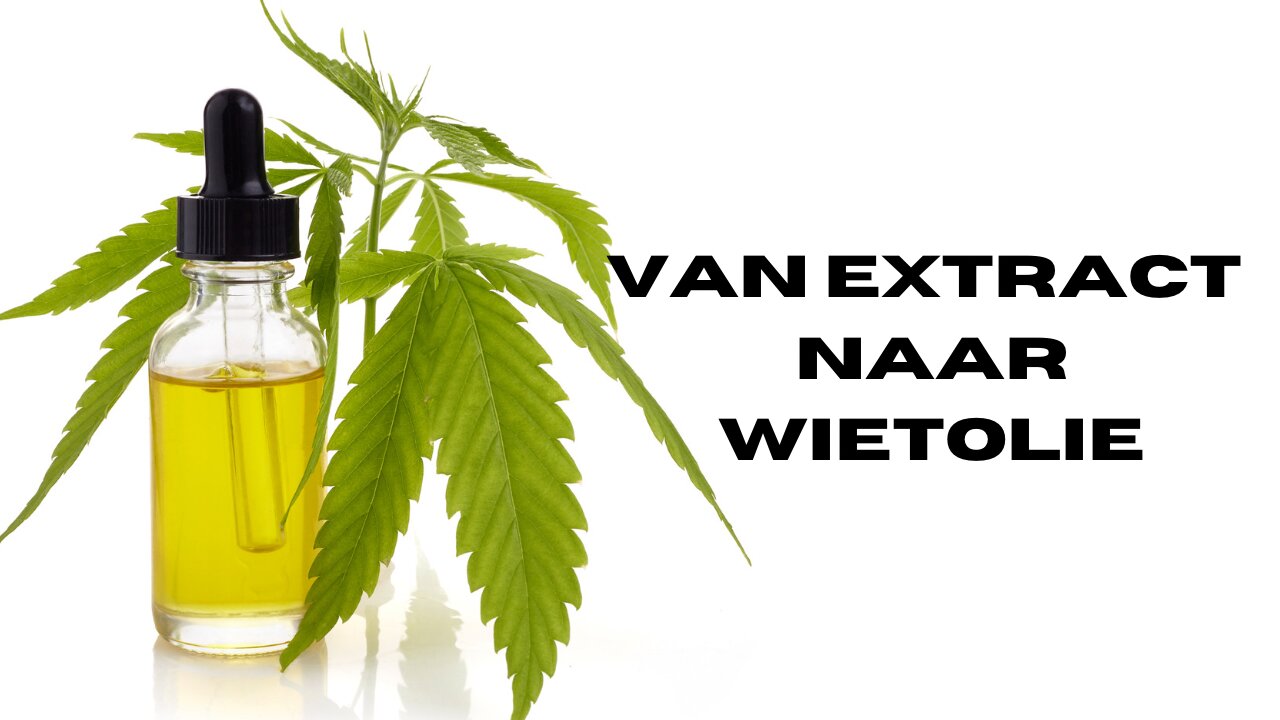 Hoe maak je van een cannabis extract een wietolie?