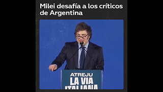 Milei asevera que Argentina triunfa "contra todos los pronósticos"