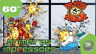 ⏰🎮 60Min: Splosion Man - Xbox 360 - SEM COMENTÁRIOS