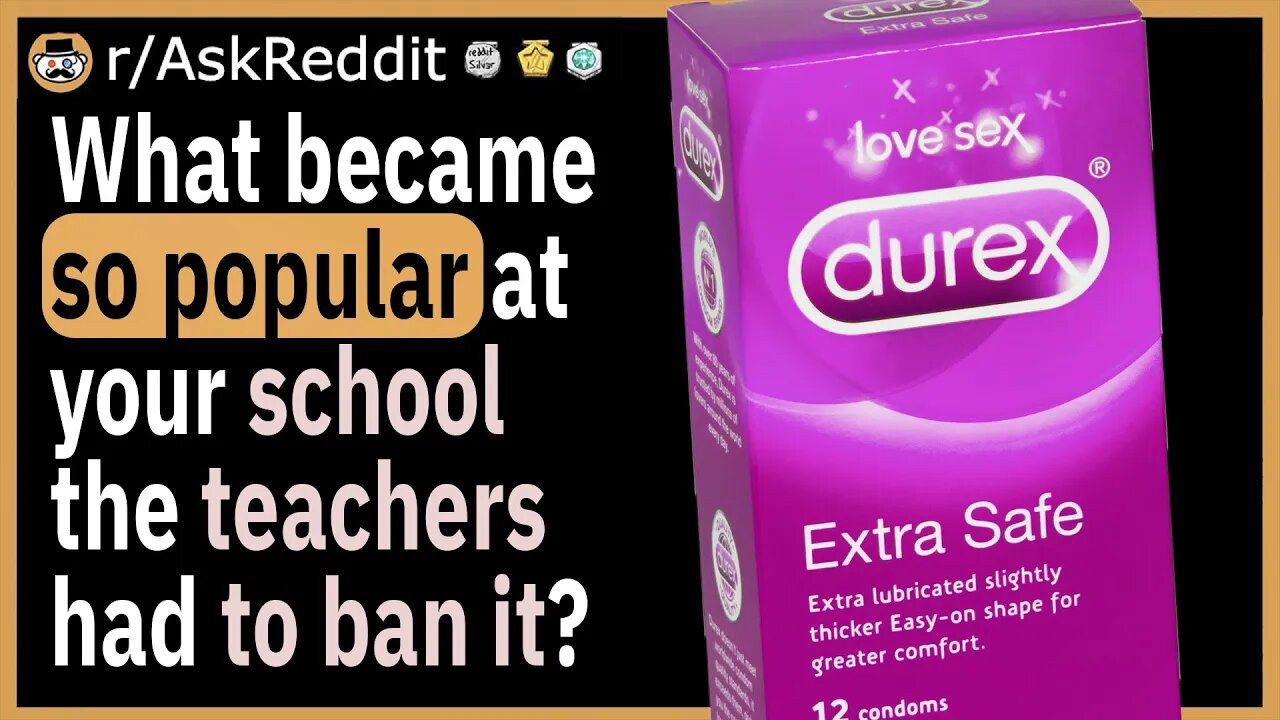 What became so popular at your school that the teachers had to ban it?