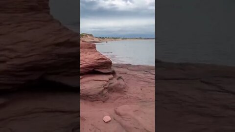 The cliffs at Cavendish beach