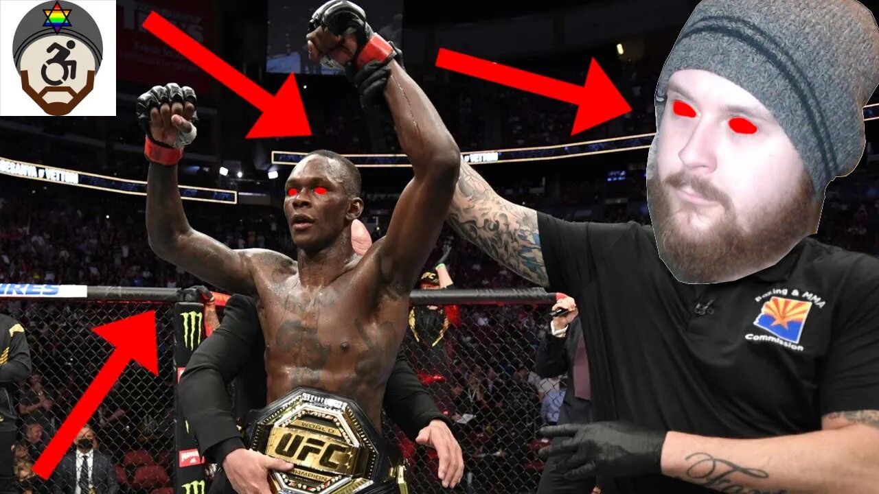 MMA Guru - Israel Adesanya impression compilation #1 (Obese wheelchair pepsi man makes jokes)