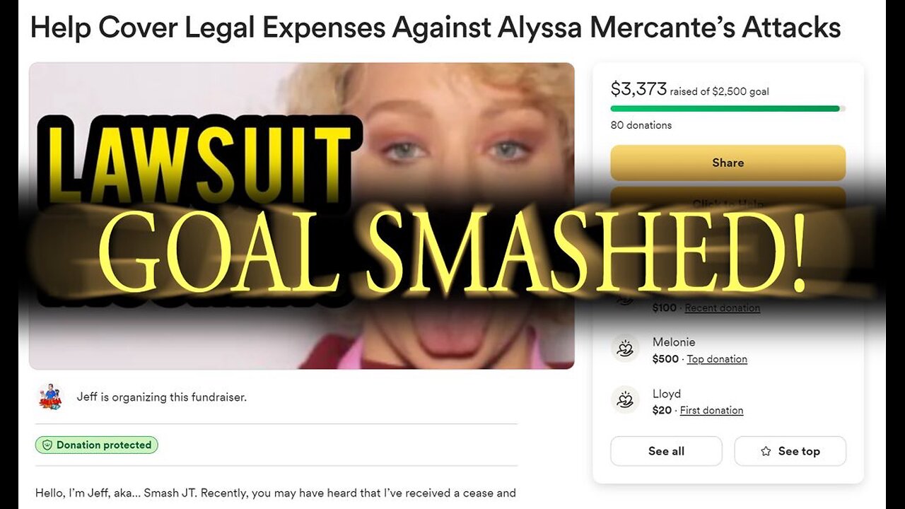 Gamers SHATTER GoFundMe Goal Against Alyssa Mercante HATE Campaign!