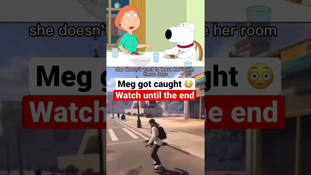 Meg got caught 😳 family guy funny moments #funny #shorts