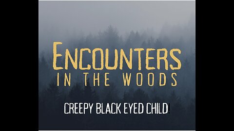 Creepy Black Eyed Child Encounter: Terrifying True Encounter