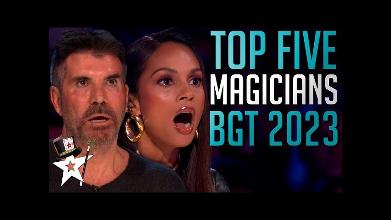 TOP FIVE BEST MAGICIANS 2023 - Britain's Got Talent! These Auditions STUNNED The Judges