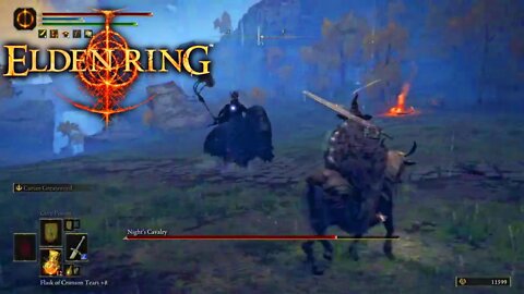 Elden Ring - Boss Fight - Night's Cavalry - Weeping Peninsula