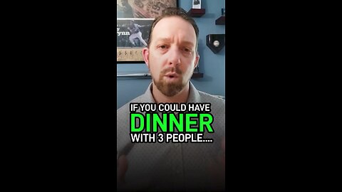 Have you ever thought about having dinner with your favorite People?