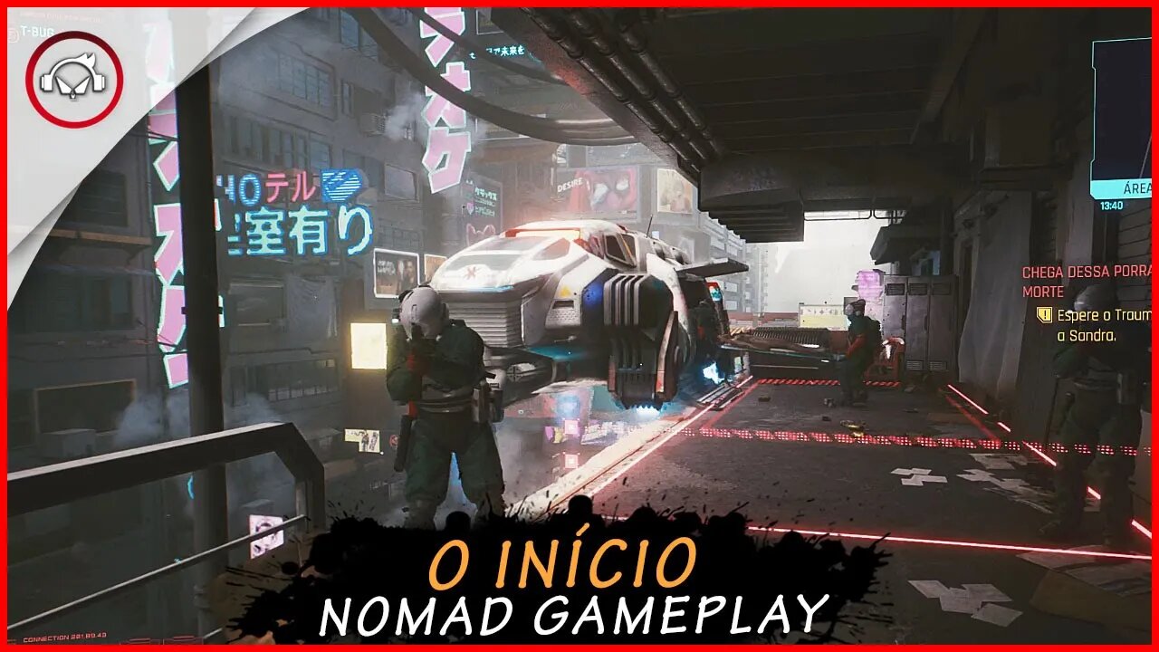 Cyberpunk 2077, O início ( nomad ) | Gameplay