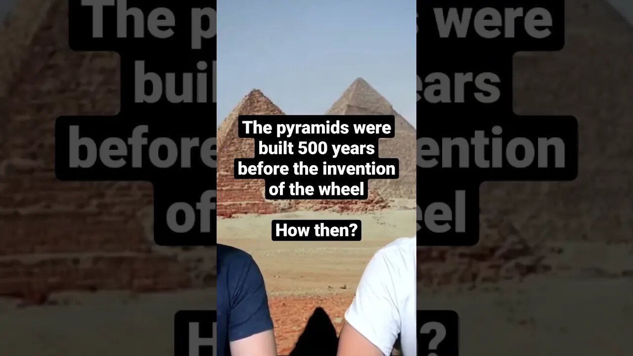 Was it Giant slaves who built the pyramids?