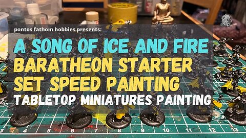 Baratheon Starter Set - ASOIAF Miniature Speed Painting