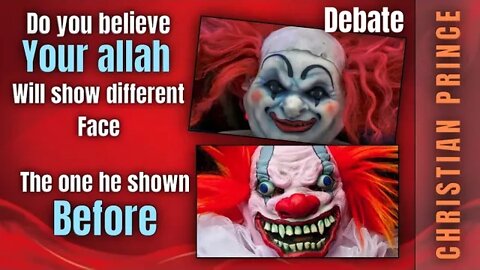 Do you believe allah will show different face from previous one - Christian Prince debates Ali