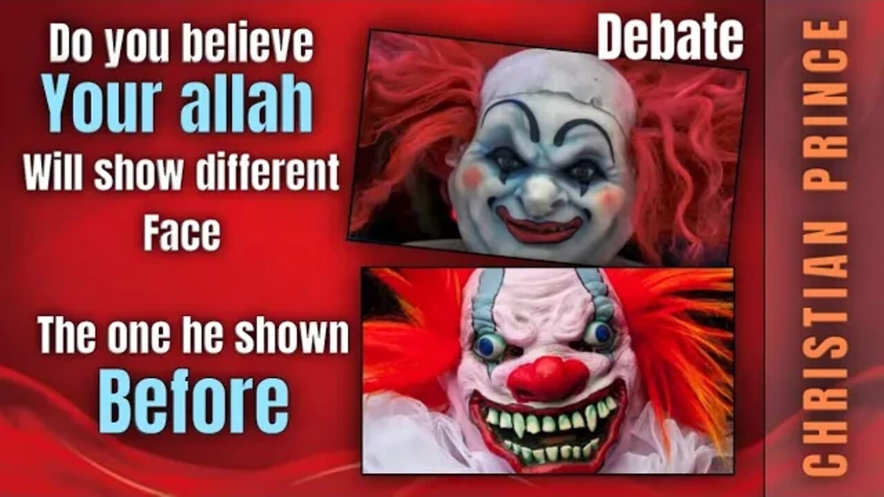 Do you believe allah will show different face from previous one - Christian Prince debates Ali
