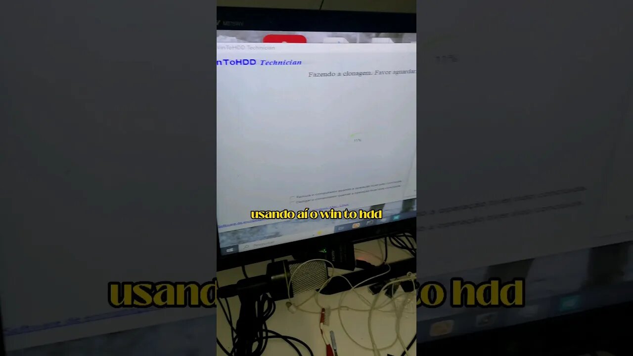 Metendo uma clonagem de HD para um SSD para melhorar o desempenho do computador... #manutençãodepc