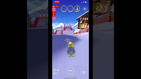 Mario Kart Tour - Mushroom Glider Gameplay (Mario vs. Peach Tour Premium Challenges Reward)
