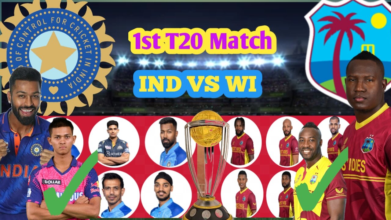 IND vs WI: India Tour of West Indies 2023 Schedule, Squads