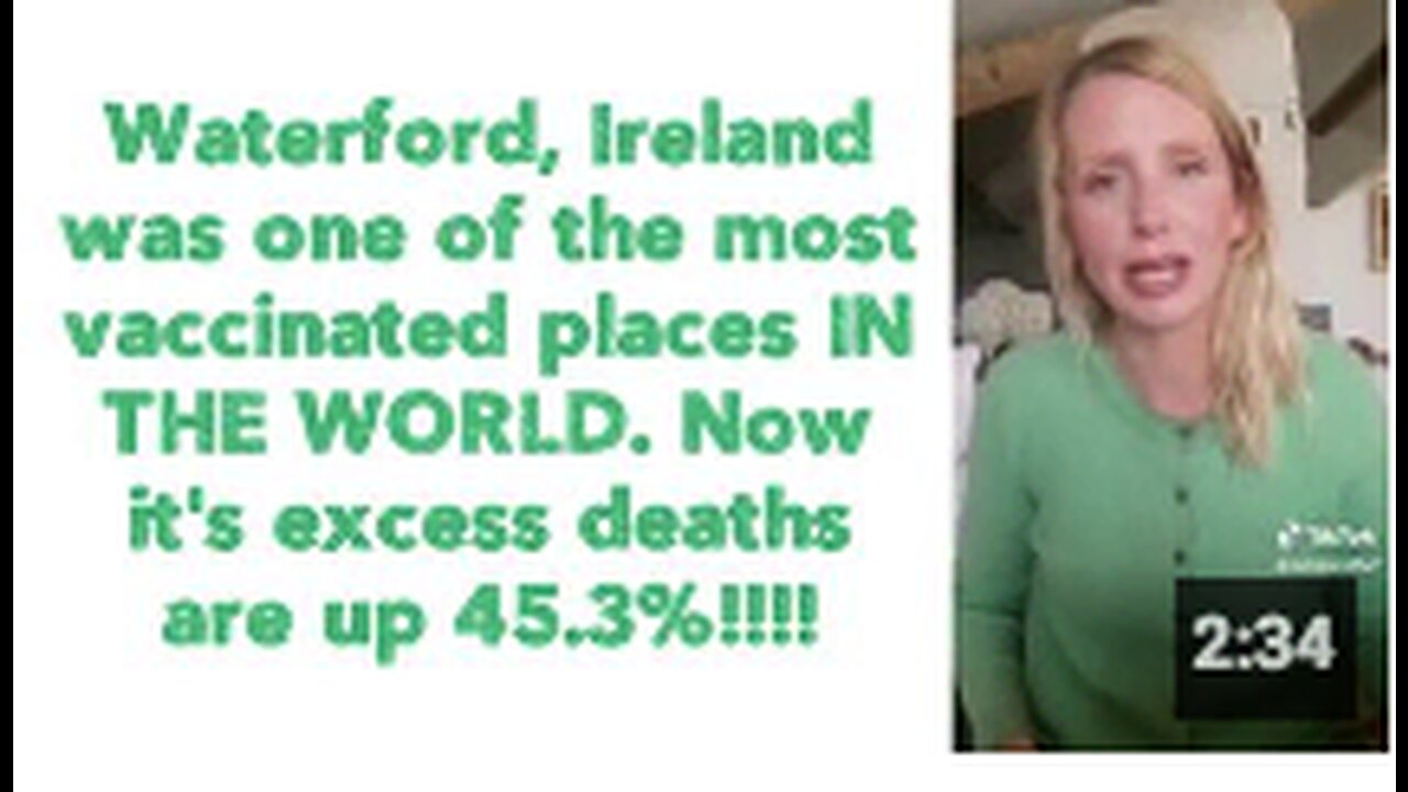 Waterford, Ireland was one of the most vaccinated places IN THE WORLD.