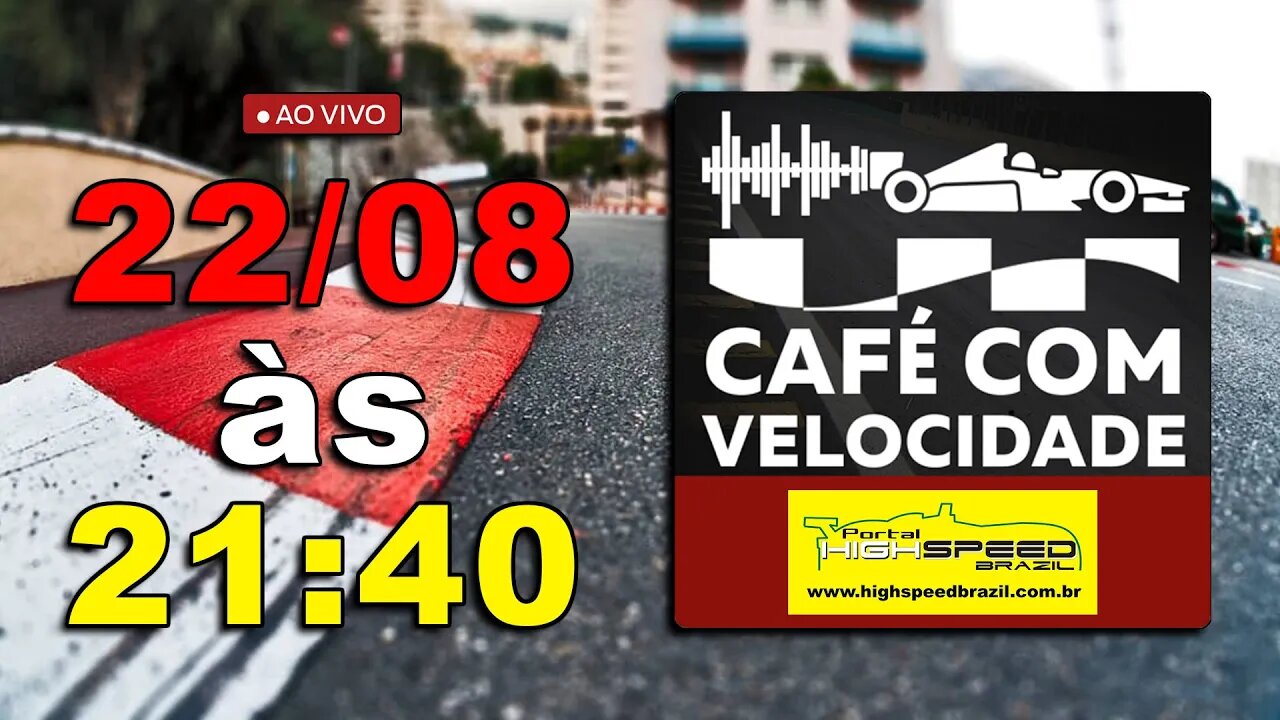 CAFÉ COM VELOCIDADE | Nada como SPA para encerrar as férias da Fórmula 1 | Ao Vivo