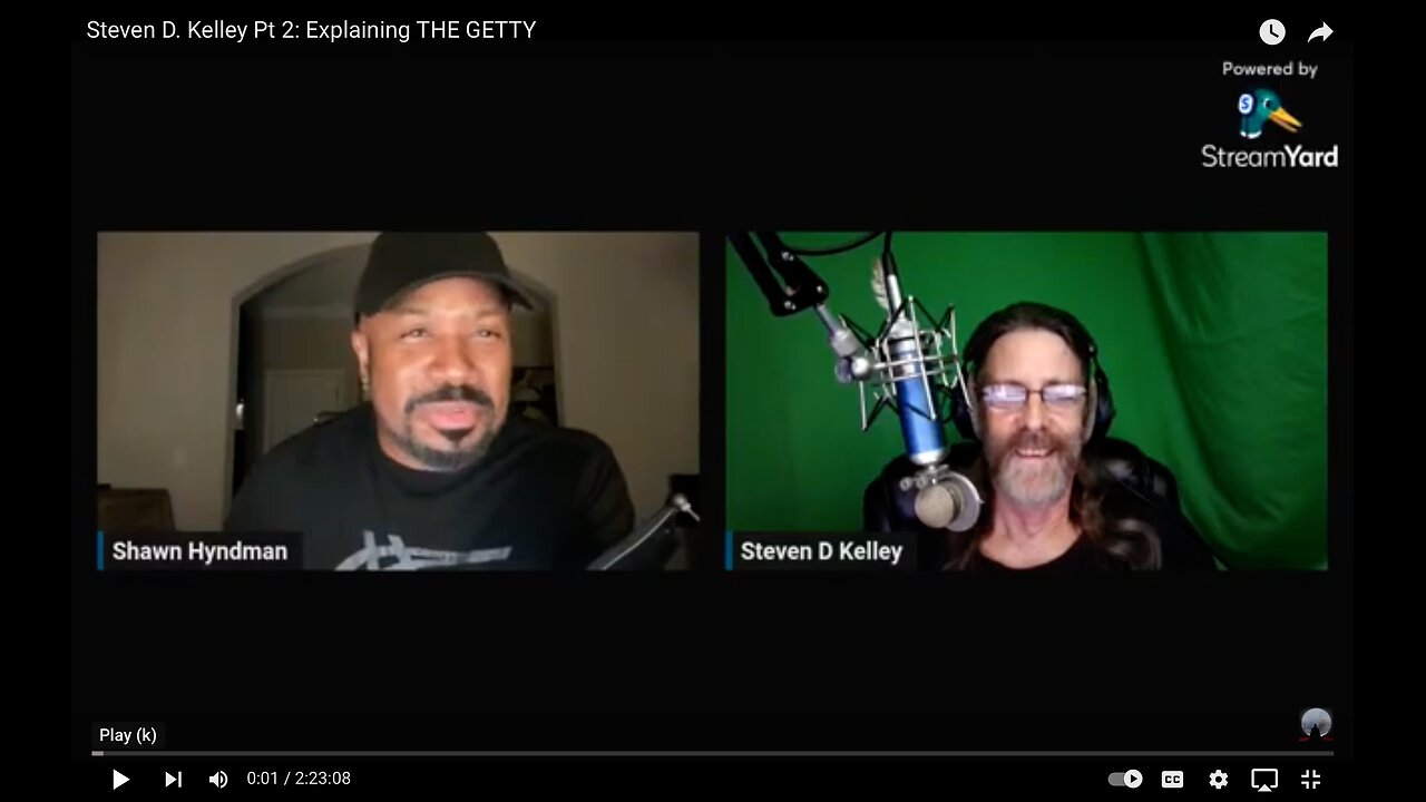 Steven D. Kelley & Shawn Hyndman Pt 2: Explaining THE GETTY / DECODED MEMORIES*** REALM 9***