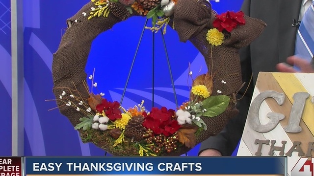 Spruce up your home with some easy thanksgiving crafts