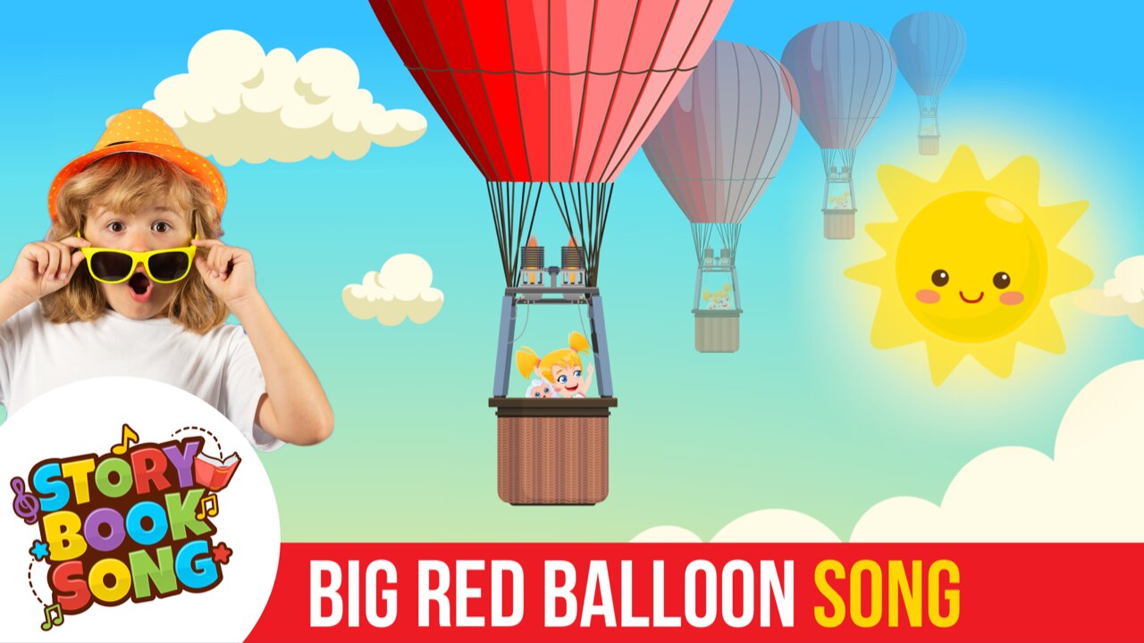 Big Red Balloon | Nursery Rhymes & Kids Songs