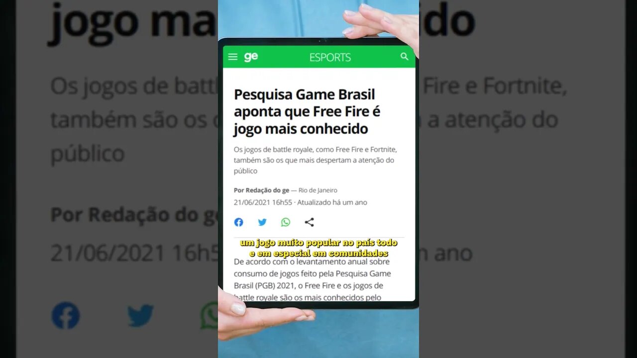 Como o jogo FREEFIRE refuta o Dilmo? #games #freefire